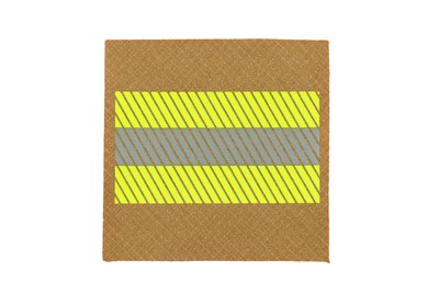 Fluorescent Lime-Yellow with Silver Stripe Fire Coat Comfort Trim