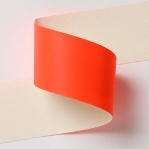 Fluorescent Red-Orange Flame Resistant Fabric